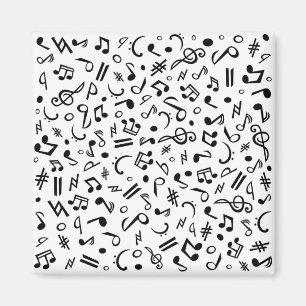 music notes magnet