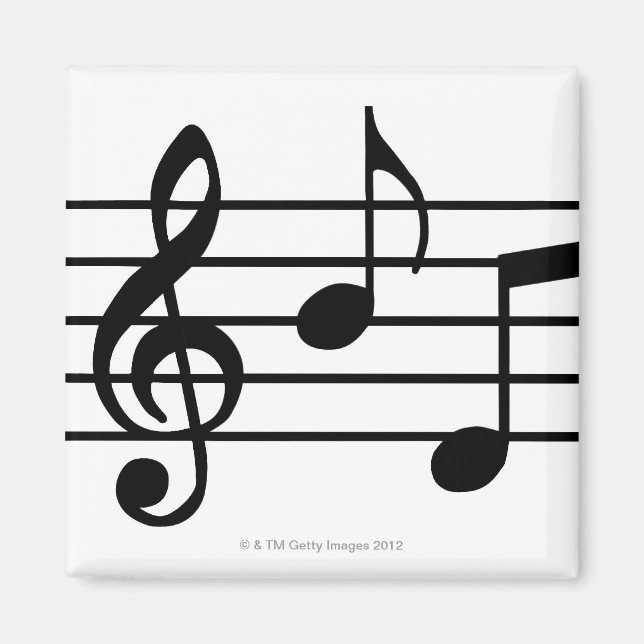Music Notes Magnet (Front)