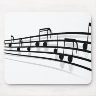 Music Notes Mouse Pad