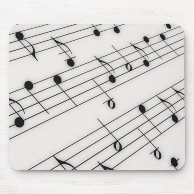 Music Notes Mouse Pad (Front)