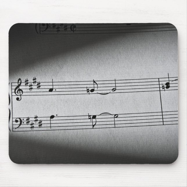 Music Notes Mouse Pad (Front)