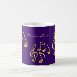 MUSIC NOTES Music Lover Gift Mug