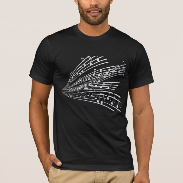 Music Notes ~ Musical Notation Symbols T-Shirt (Front)