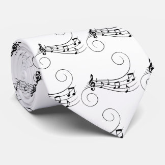 Music Notes  Neck Tie