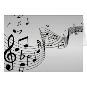 Music Notes on Silver