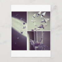 Music Notes Origami Crane Mobile