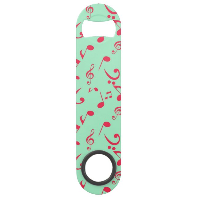 Music notes pattern bar key (Front)