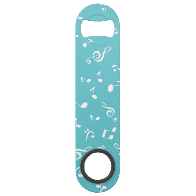 Music notes pattern bar key (Front)