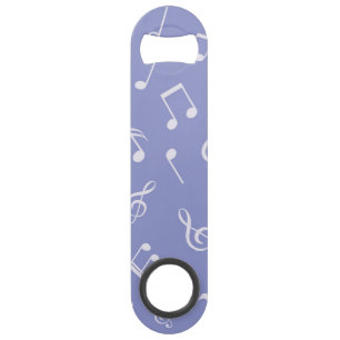 Music notes pattern bar key