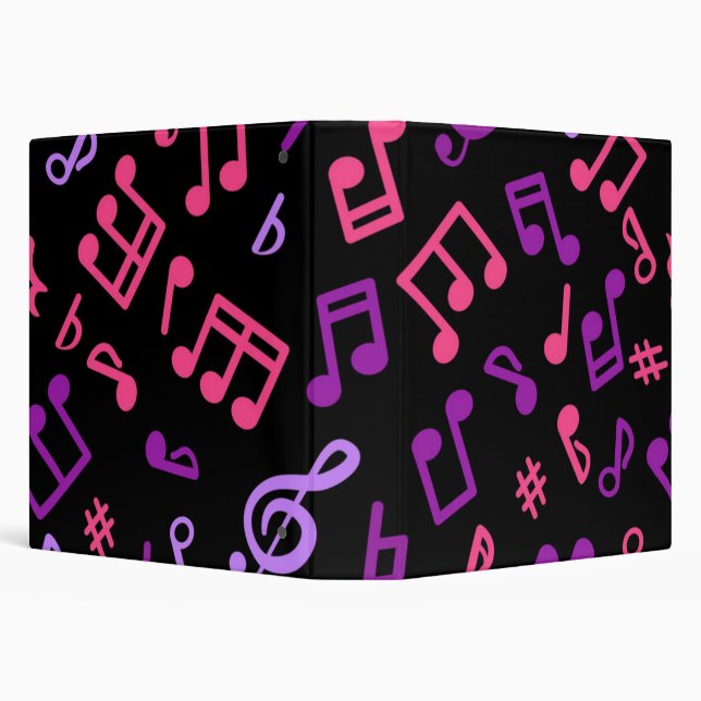 Music notes pattern binder (Background)
