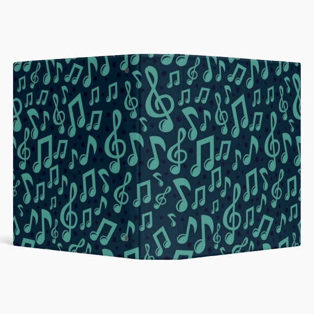 Music notes pattern binder (Background)