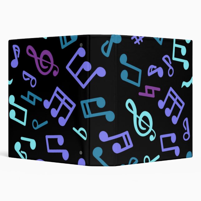 Music notes pattern binder (Background)
