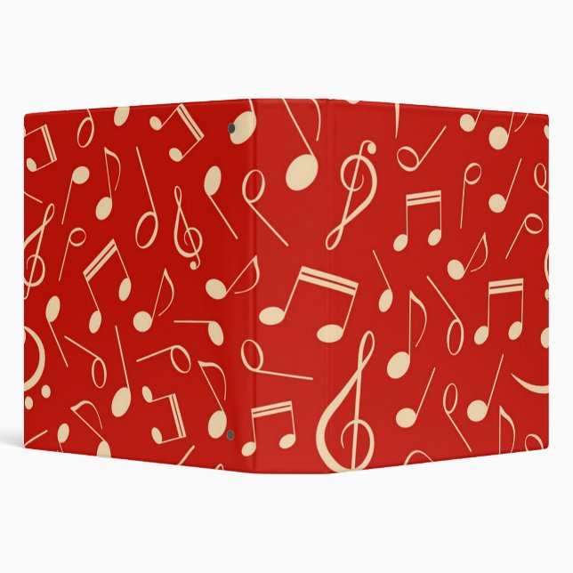 Music notes pattern binder (Background)