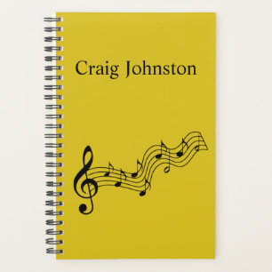 "Music Notes" Personalized Planner