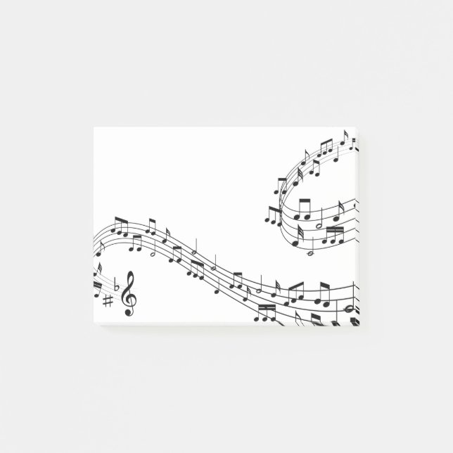 Music Notes Post it Notes (Front)