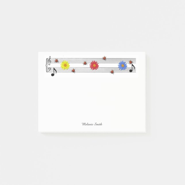 Music Notes Post- It Notes (Front)