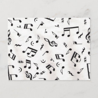 Music Notes Postcard