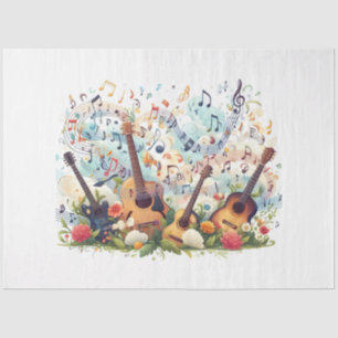 Music Notes Series Design 9 Tissue Paper