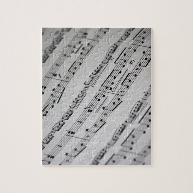 music notes sheet music jigsaw puzzle (Vertical)