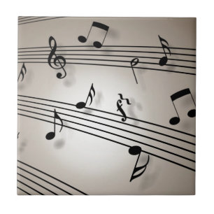 Music Notes - Sheet Music Tile