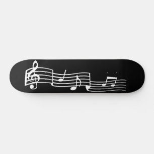 Music Notes Skateboard