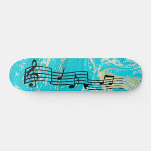 Music Notes Skateboard