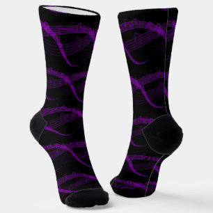 Music Notes Socks