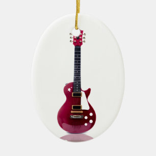 Music Notes Strings Guitar Peace Love Destiny Art Ceramic Ornament
