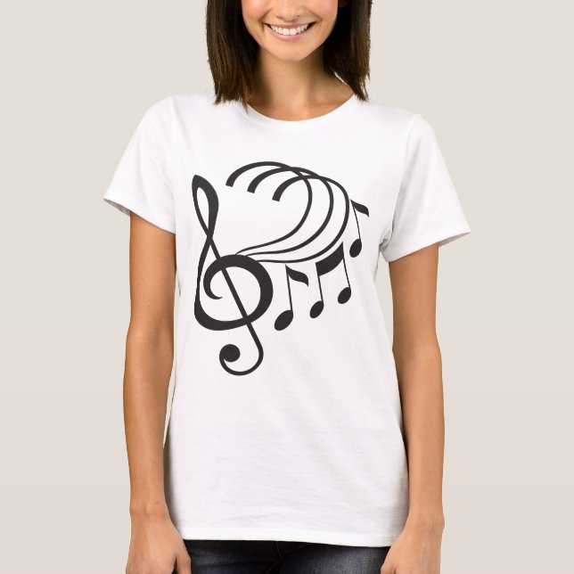 Music Notes T-Shirt (Front)