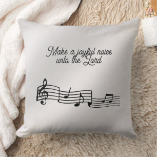 Music Notes   Throw Pillow