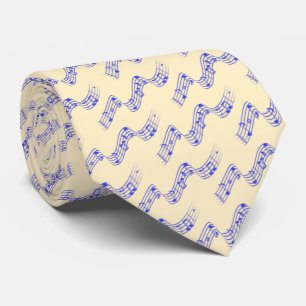Music Notes Tie