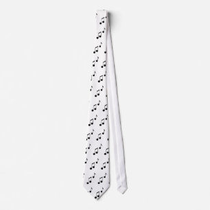 Music Notes_ Tie_ by Elenne Boothe Tie