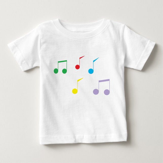 Music Notes Toddler Long Sleeve T-shirt (Front)