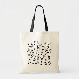 Music Notes Tote Bag