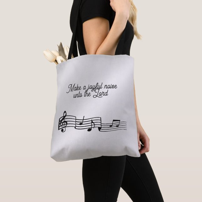 Music Notes  Tote Bag (Close Up)
