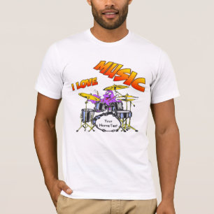 Music Octopus Customizable Men's T-shirt