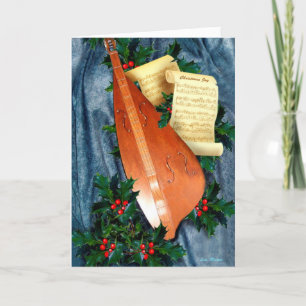 Music of Christmas card
