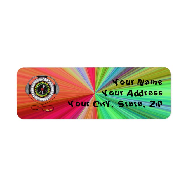 Music of Life Return Address Label (Front)