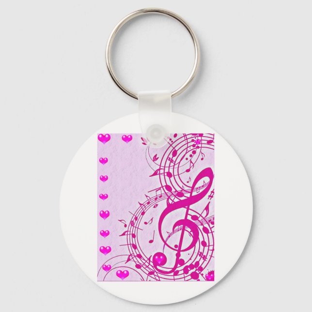Music of love_ keychain (Front)