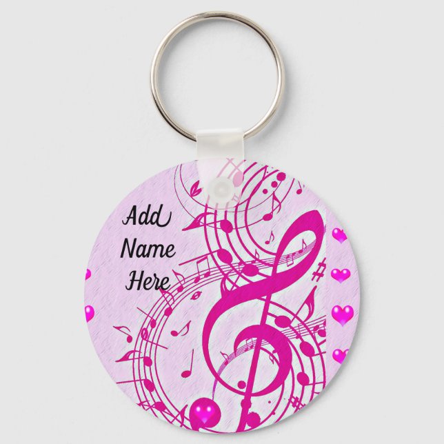 Music of love_ keychain (Front)