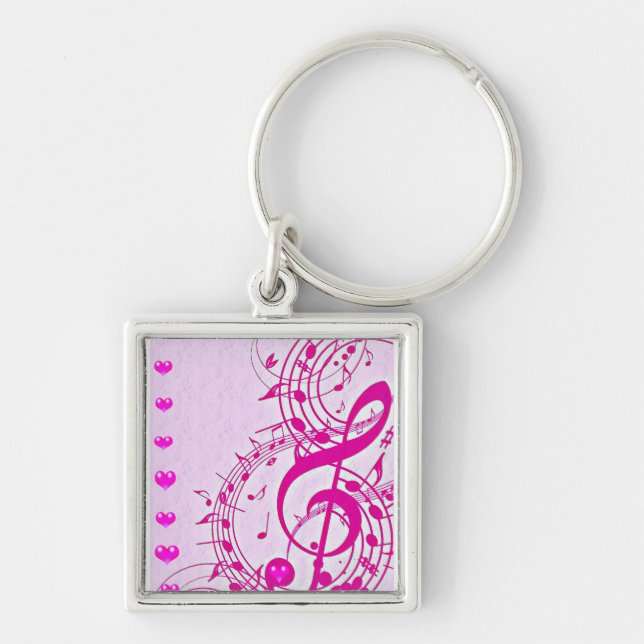 Music of love_ keychain (Front)