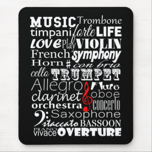 Music Orchestra Mouse Pad