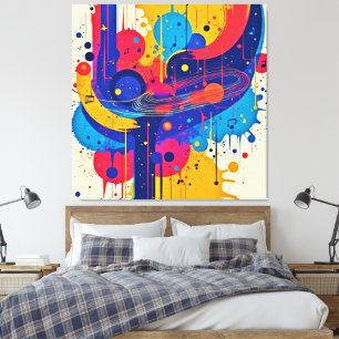 Music Paints Emotion Canvas Print
