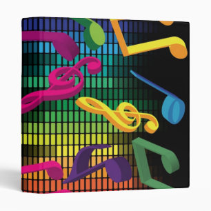 Music Party Background Binder