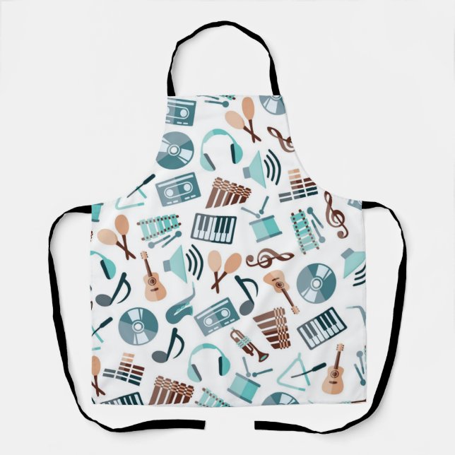 Music pattern apron (Front)