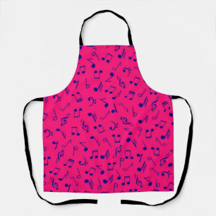 Music pattern apron