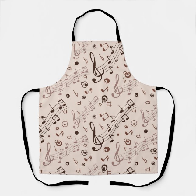 Music pattern apron (Front)