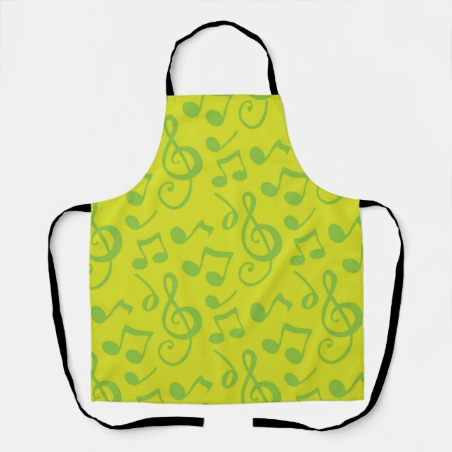 Music pattern apron (Front)