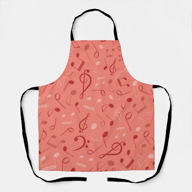 Music pattern apron (Front)