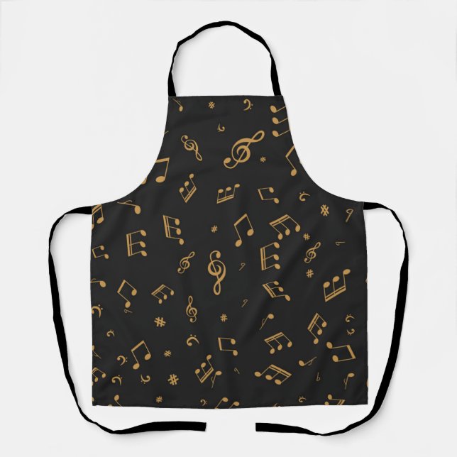 Music pattern apron (Front)